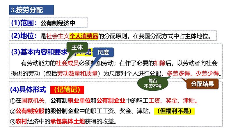 4.1 我国的个人收入分配 课件-2024-2025学年高中政治统编版必修二经济与社会第7页