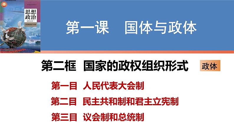 1.2国家的政权组织形式 课件-2024-2025学年高中政治统编版选择性必修一当代国际政治与经济第2页