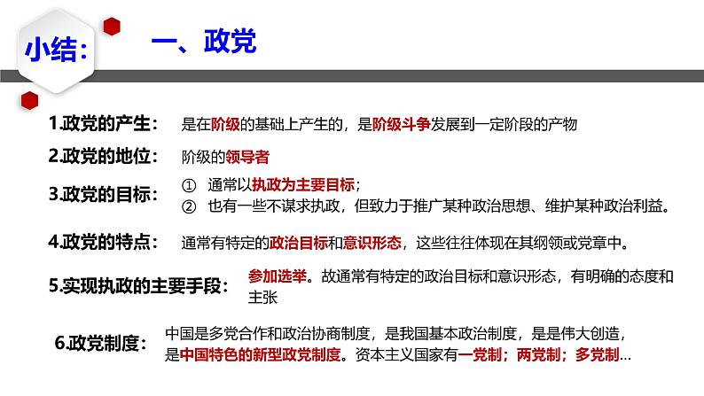 1.3 政党和利益集团 课件-2024-2025学年高中政治统编版选择性必修一当代国际政治与 经济第7页