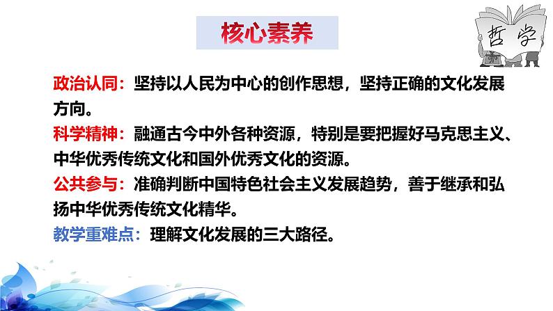 统编版高中政治必修四哲学与文化   9.2  文化发展的基本路径  课件第4页