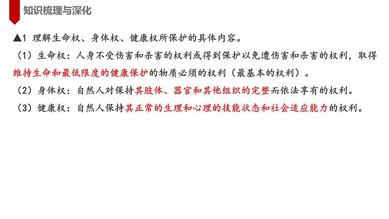 1.2 积极维护人身权利 课件-2024-2025学年高中政治统编版选择性二法律与生活05