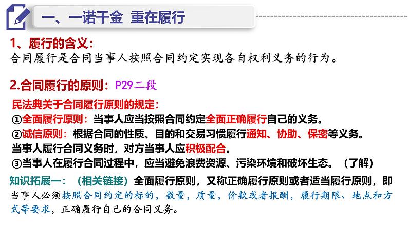 3.2有约必守 违约有责 课件-2024-2025学年高中政治统编版选择性必修二法律与生活第6页