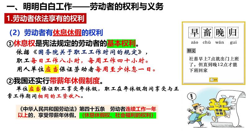 7.2 心中有数上职场 课件-2024-2025学年高中政治统编版选择性必修二法律与生活03