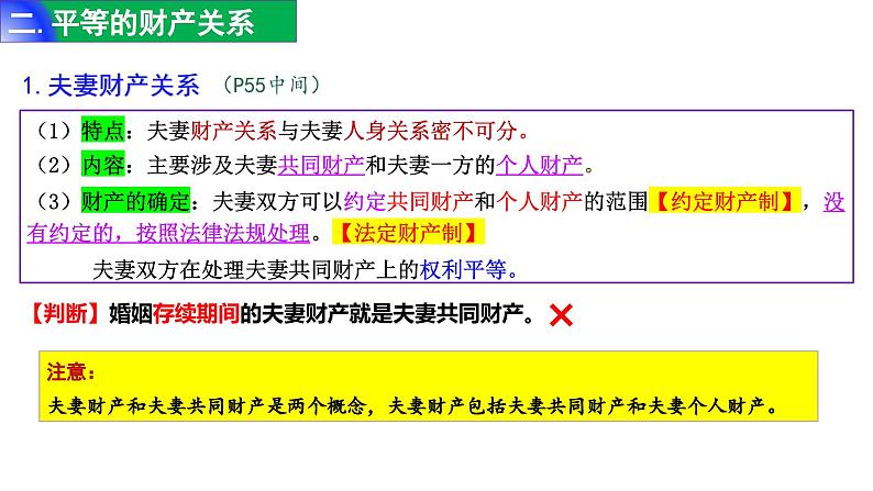 6.2 平等的夫妻关系- 课件-2024-2025学年高中政治统编版选择性必修二法律与生活第8页