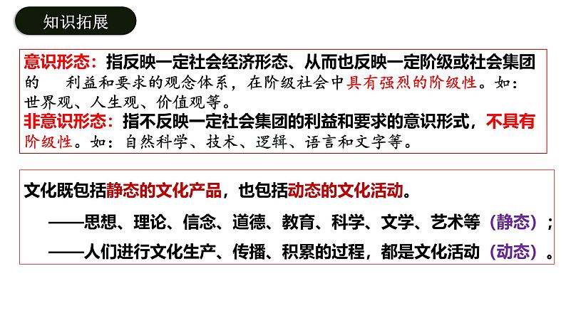 7.1文化的内涵与功能 课件-2024-2025学年高中政治统编版必修四哲学与文化06