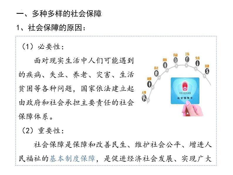 4.2我国的社会保障 课件-2024-2025学年高中政治统编版必修二经济与社会第2页