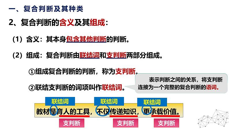 5.3 正确运用复合判断课件-2024-2025学年高中政治统编版选择性必修三逻辑与思维第7页