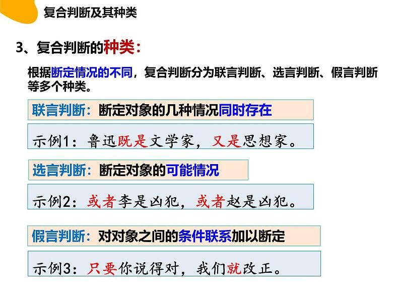 5.3正确运用复合判断  课件-2024-2025学年高中政治统编版选择性必修三逻辑与思维05