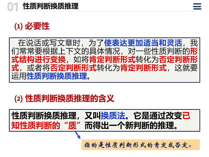 6.2简单判断的演绎推理方法 课件-2024-2025学年高中政治统编版选择性必修三逻辑与思维第3页