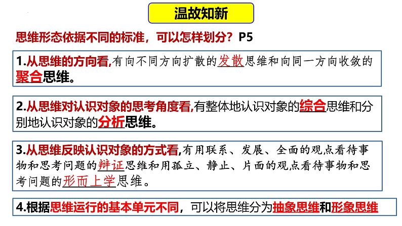 12.1 发散思维与聚合思维的方法 课件-2024-2025学年高中政治统编版选择性必修三逻辑与思维第1页