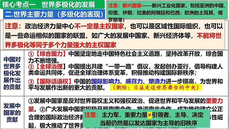 第三课 多极化趋势 课件-2025届高考政治一轮复习选择性必修一《当代国际政治与经济》第8页