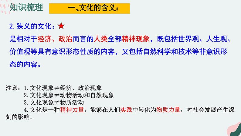 7.1文化的内涵和功能课件-2024-2025学年高中政治统编版必修四哲学与文化第4页