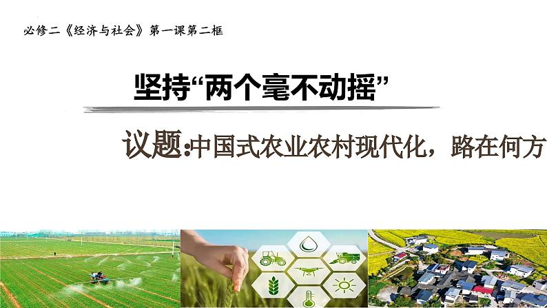 1.2坚持“两个毫不动摇” 课件-2024-2025学年高中政治统编版必修二经济与社会第1页