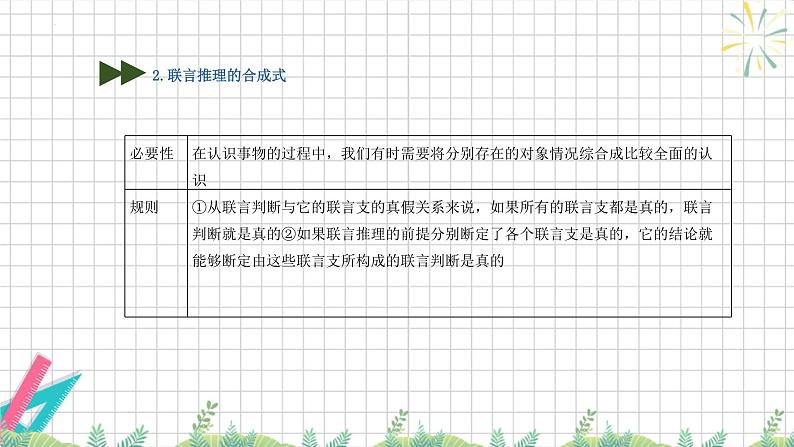 6.3 复合判断的演绎推理方法 课件-2024-2025学年高中政治统编版 选择性必修三逻辑与思维08