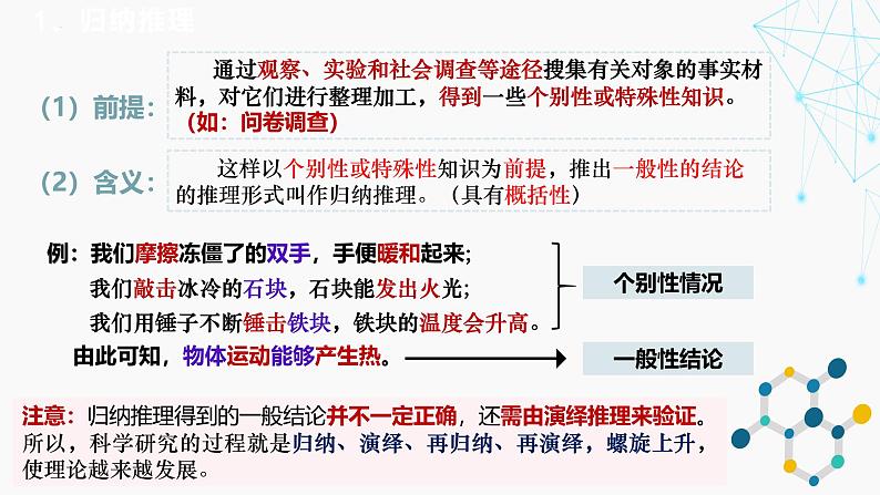 7.1 归纳推理及其方法课件-2024-2025学年高中政治统编版选择性必修三逻辑与思维第6页