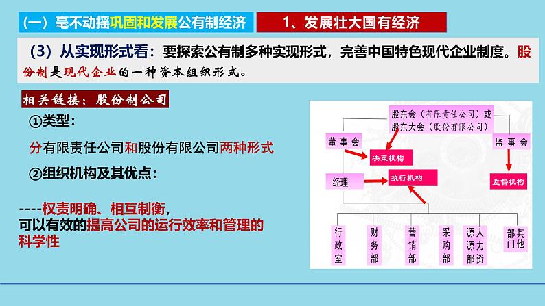 必修2第一课1-2坚持“两个毫不动摇”- 备战2025年高考政治一轮复习考点精讲课件05