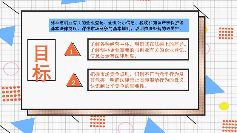 8.1 自主创业 公平竞争（课件） 2024-2025学年高中政治统编版选择性必修二法律与生活第2页