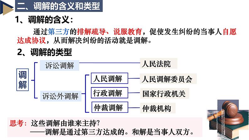 9.1认识调解与仲裁同步课件 2024-2025学年高中政治统编版选择性必修二法律与生活07