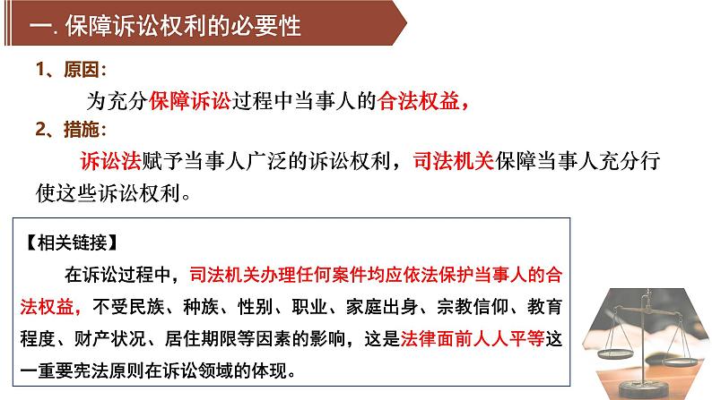 10.1 正确行使诉讼权利（同步课件） 2024-2025学年高中政治统编版选择性必修二法律与生活03