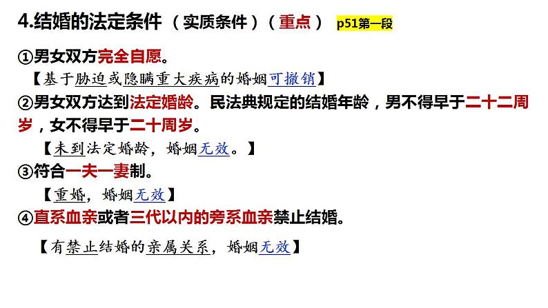 6.1法律保护下的婚姻 课件-2024-2025学年高中政治统编版选择性必修二法律与生活第4页