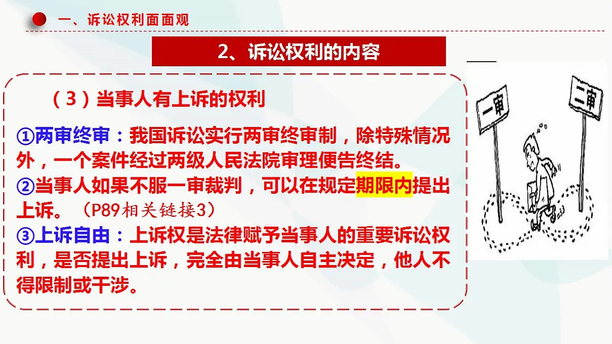10.1正确行使诉讼权利 课件-2024-2025学年高中政治统编版选择性必修二法律与生活第4页