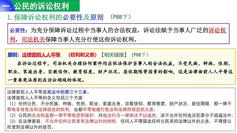 10.1+正确行使诉讼权利-  同 步课件-2024-2025学年高中政治统编版选择性必修2法律与生活第7页