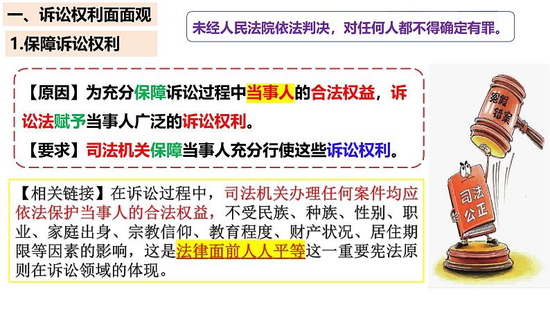 10.1正确行使诉讼权利 课件-2024-2025学年高中政治统编版选择性必修2法律与生活第3页