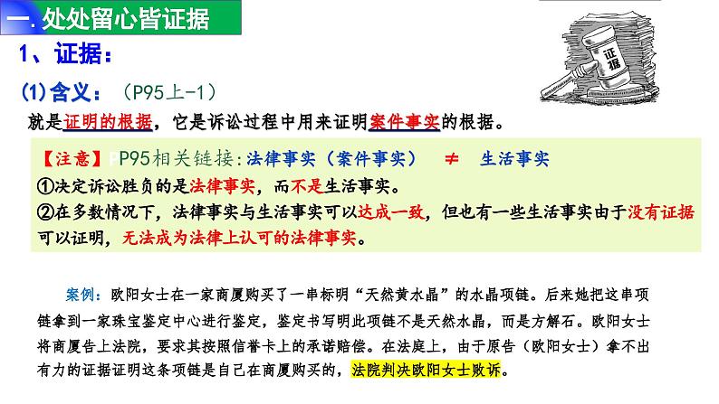 10.3 依法收集运用证据-  同 步课件-2024-2025学年高中政治统编版选择性必修2法律与生活第5页