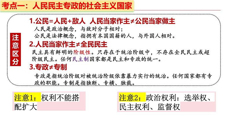 十二 人民民主专政的社会主义国家（课件）2025年高考政治一轮复习 统编版06