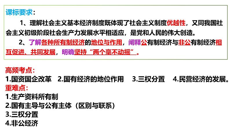 第一课 我国的生产资料所有制-【一轮好课】2025年高考政治一轮复习全考点实用课件（新高考通用）第4页