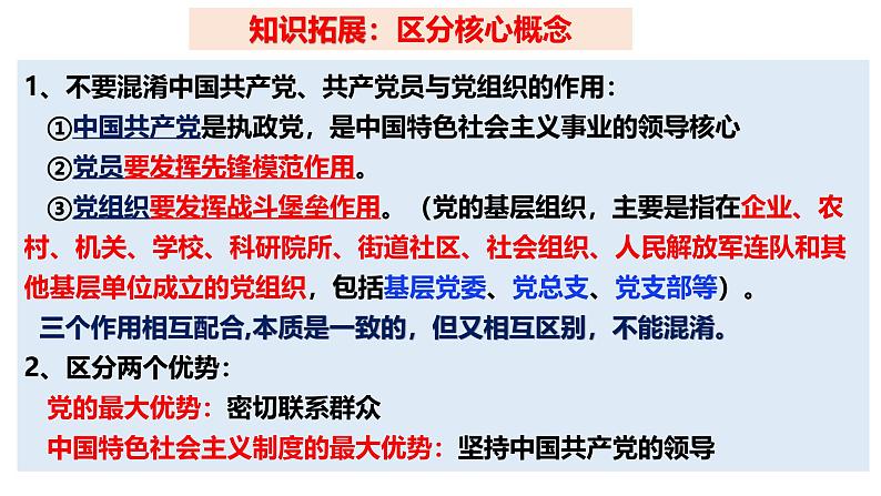 第二课 中国共产党的先进性-【一轮好课】2025年高考政治一轮复习全考点实用课件（新高考通用）第8页