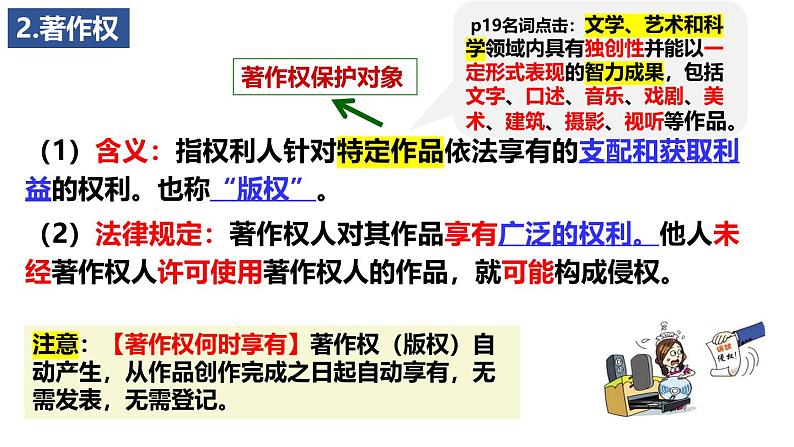 2.2尊重知识产权（课件 ）-2024-2025学年高二政治选择性必修二《法律与生活》第4页