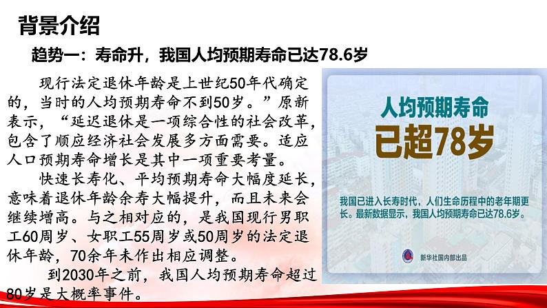 热点03：延迟退休政策-【每月时政】2025年高三一轮复习时政热点复习专题课件06