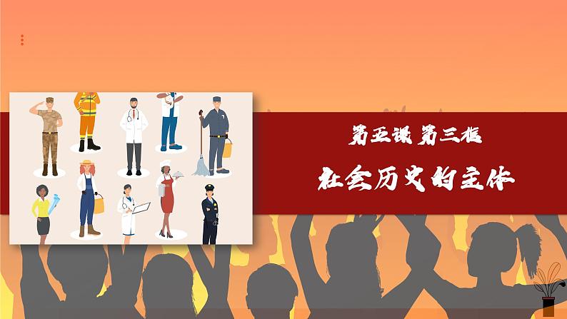 5.3社会历史的主体（精品课件）-2024-2025学年高二政治高效课堂精品课件（统编版必修4）第1页