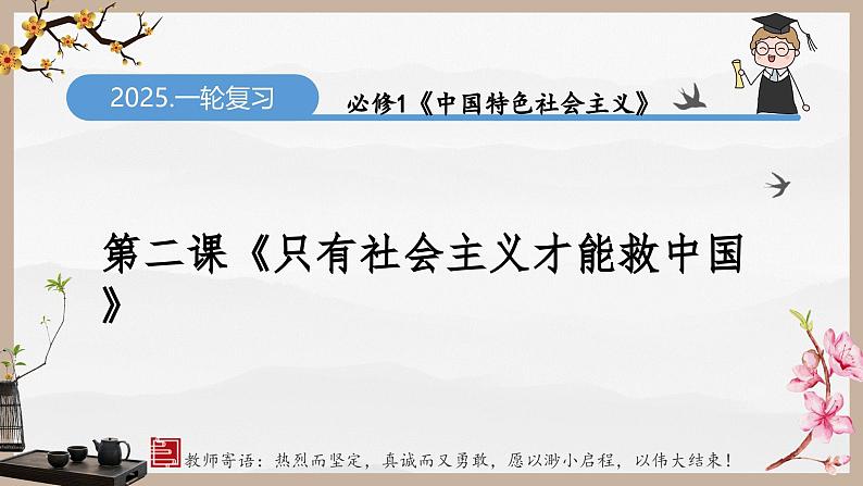 第二课 只有社会主义才能救中国（精讲课件）-2025年高考政治一轮复习考点一遍过（新高考通用）01