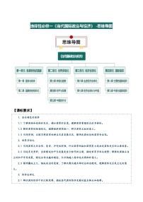 选择性必修一《当代国际政治与经济》【思维导图】-2025年高考政治一轮复习核心考点与答题模板讲义（新高考专用）