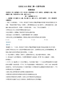 天津市北辰区2024-2025学年高三上学期11月期中考试  政治  Word版含解析