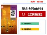7.1 立足职场有法宝（教学课件）-高二政治同步备课系列（统编版选择性必修2）