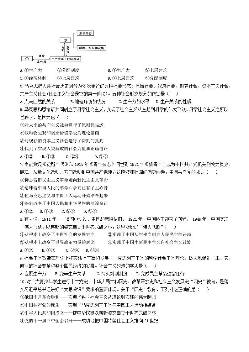 山东省枣庄市第三中学2024-2025学年高一上学期期中考试政治试题第2页