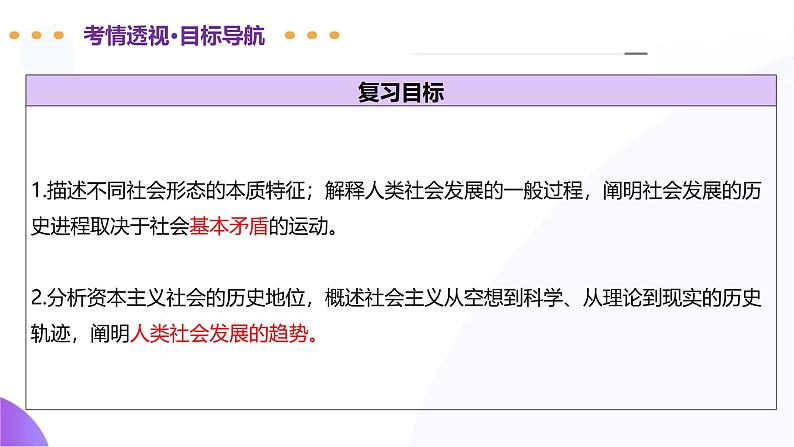 专题01 人类社会发展的进程（二轮核心精讲课件）-2025年高考政治二轮复习（新高考通用）第6页