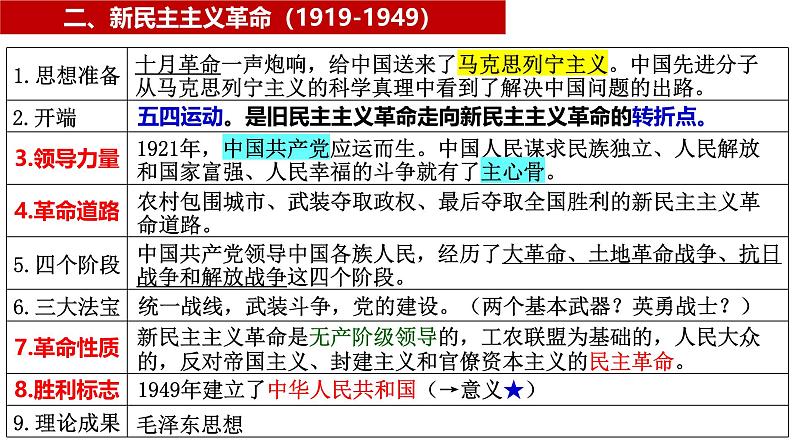 2025届高考政治一轮复习统编版必修一：只有社会主义才能救中国   课件第8页