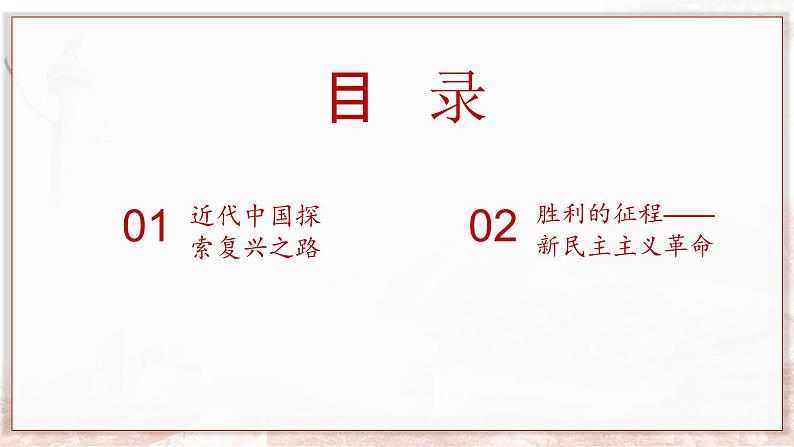 人教统编版高中政治必修1中国特色社会主义2.1新民主主义革命的胜利精品ppt课件第2页