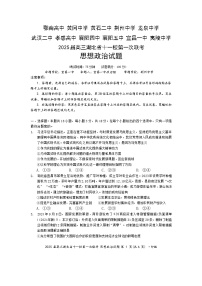 湖北省十一校2024-2025学年高三上学期第一次联考政治试卷（Word版附解析）