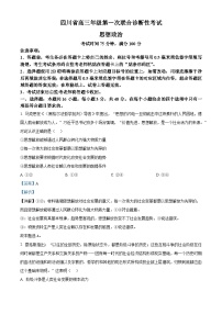 四川省成都市蓉城名校联盟2024-2025学年高三上学期第一次联合诊断性考试政治试题（Word版附解析）