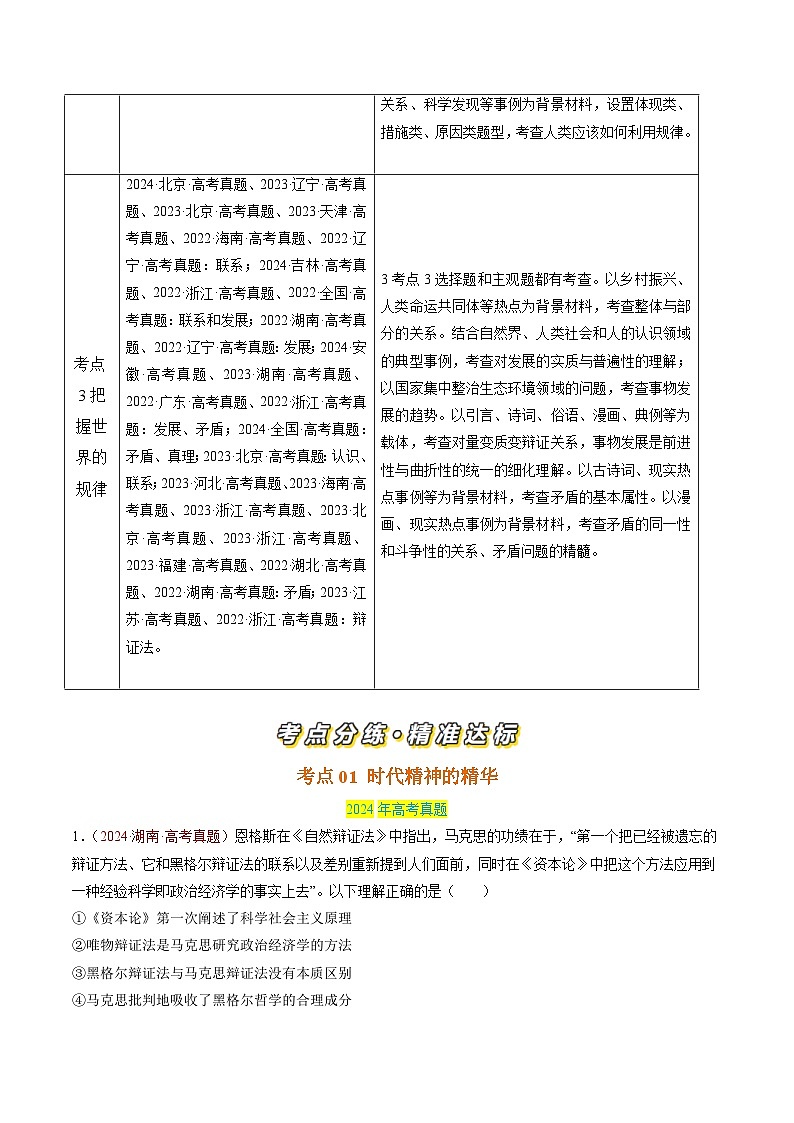 专题07 探索世界与把握规律-【真题汇编】最新3年（22-24年）高考政治真题分类汇编（新高考通用）（原卷版）第2页
