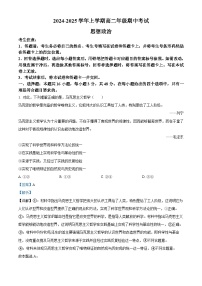 河南省濮阳市2024-2025学年高二上学期11月期中考试政治试卷（Word版附解析）