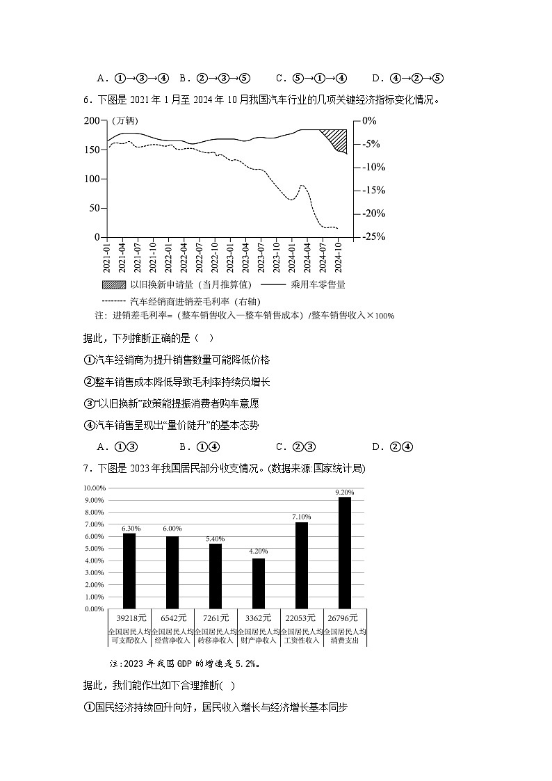 山东省邹城市兖矿第一中学2024-2025学年高三上学期12月阶段性测试政治试题第3页