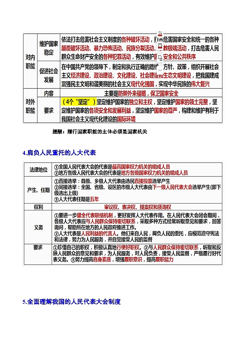 重难点05 人民当家作主-2025年高考政治 热点 重点 难点 专练（广东专用）（原卷版）第3页