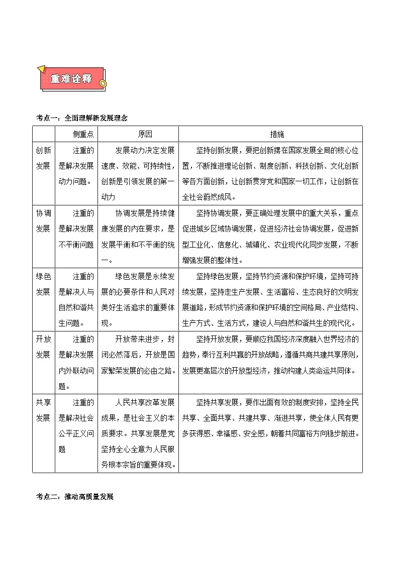 重难点03 经济发展与社会进步-2025年高考政治 热点 重点 难点 专练（广东专用）（解析版）第3页