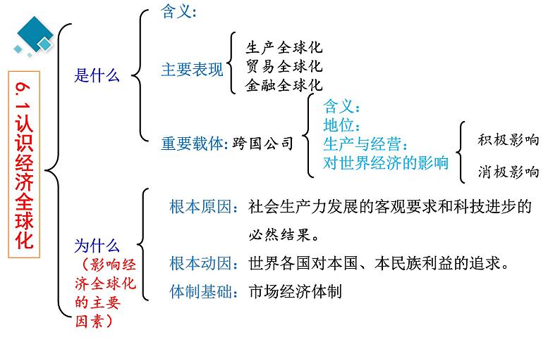 选择性必修一第3单元 经济全球化【高考政治】二轮复习：知识体系精编PPT课件（统编版）第6页